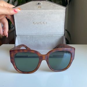 Gucci Tortoise Sunglasses